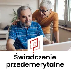 Para przygotowuje się do przejścia na emeryturę, analizując świadczenie przedemerytalne.