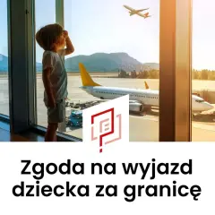 Chłopiec patrzy przez okno na lotnisku na samoloty.