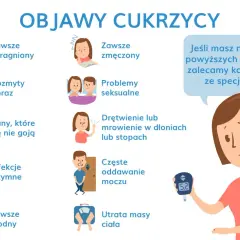 Objawy cukrzycy ciążowej: pragnienie, zmęczenie, problemy z gojeniem ran, infekcje, drętwienie, częste oddawanie moczu. Konsultacja ze specjalistą jest ważna.