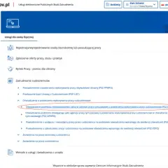 Oświadczenie podmiotu nieświadczącego usług w zakresie pracy tymczasowej o powierzeniu wykonywania pracy cudzoziemcowi (PSZ-OPWP) na portalu Praca.gov.pl.