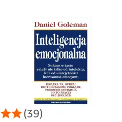 Okładka książki "Inteligencja emocjonalna" Daniela Golemana.