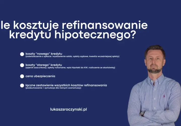 Refinansowanie kredytu hipotecznego: koszty nowego i starego kredytu, ubezpieczenia i podsumowanie. Poznaj szczegóły na lukaszsroczynski.pl.