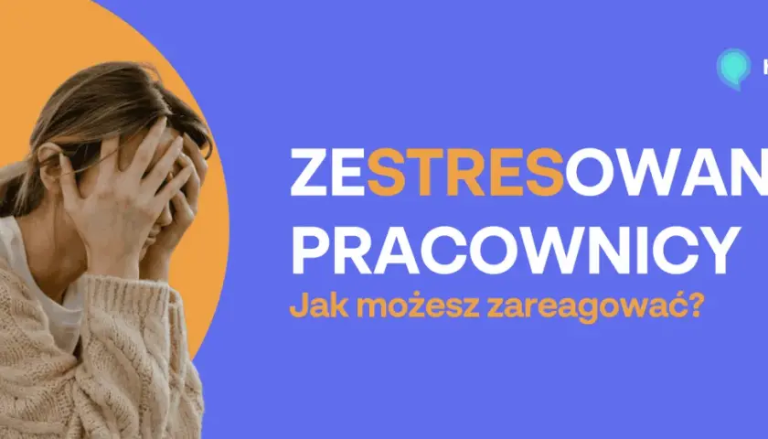 Kobieta z rękami na twarzy, symbolizująca stres.
