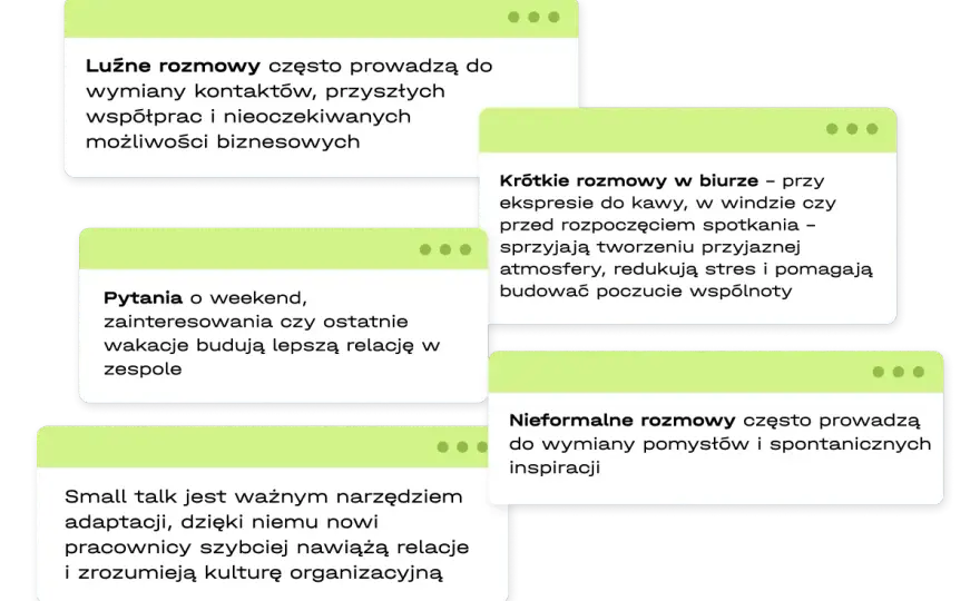 Small talk: Jak rozmawiać naturalnie i budować relacje?