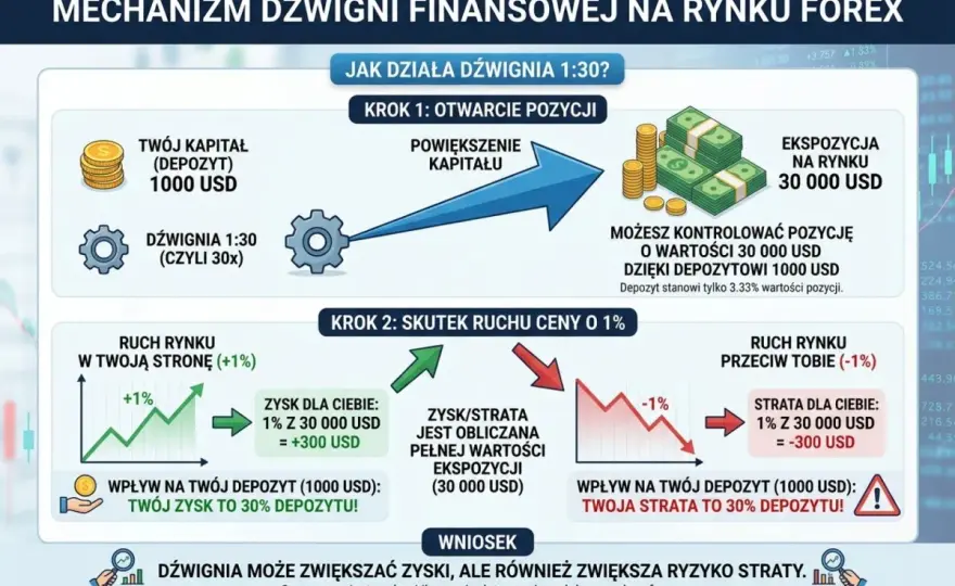 Dźwignia finansowa - kiedy zyskujesz, a kiedy tracisz?