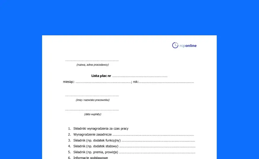 Lista płac - jak ją stworzyć i uniknąć błędów?
