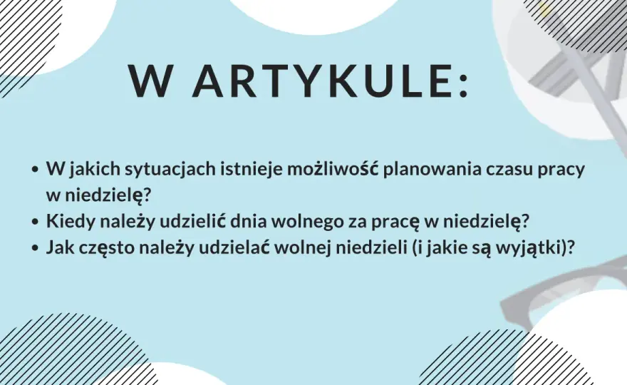 Praca w niedzielę - ile dni wolnych? Prawda o Kodeksie Pracy