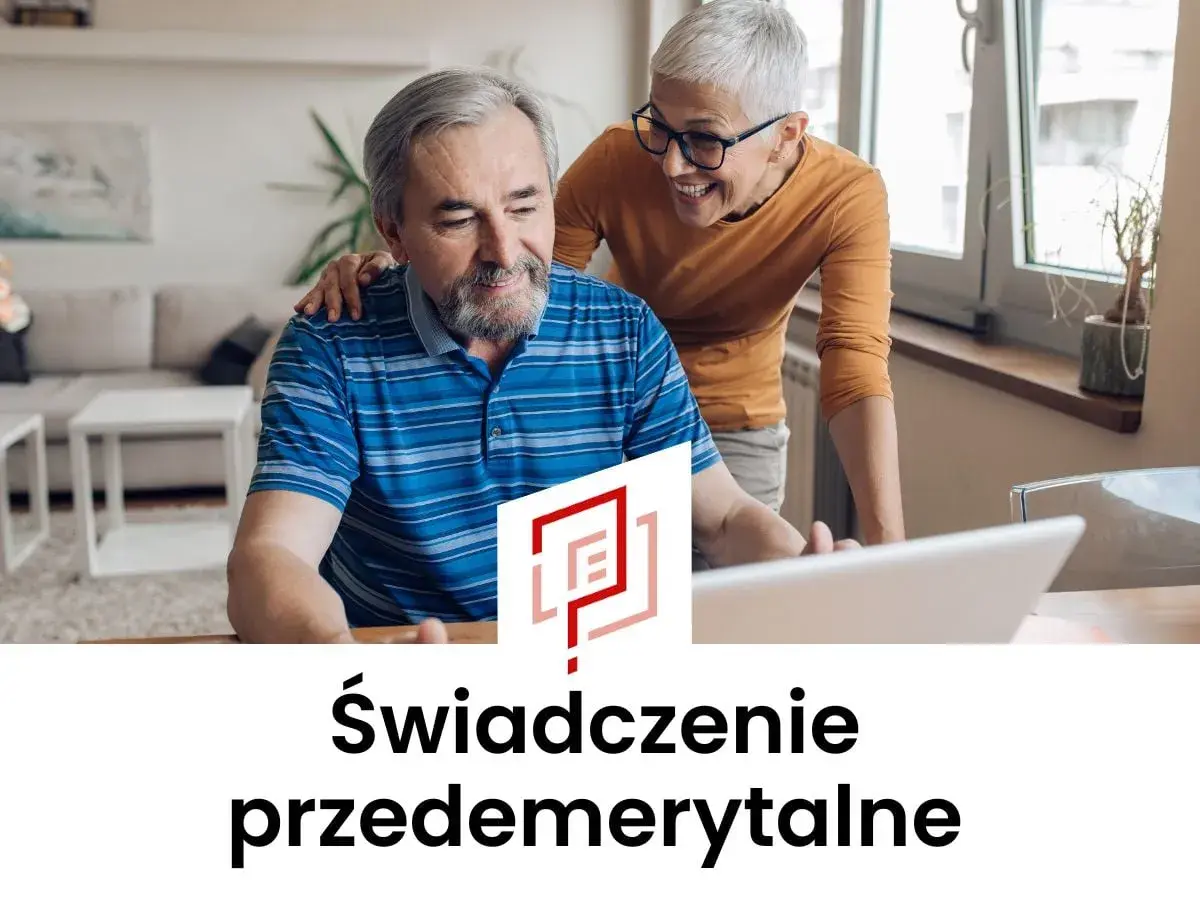 Para przygotowuje się do przejścia na emeryturę, analizując świadczenie przedemerytalne.