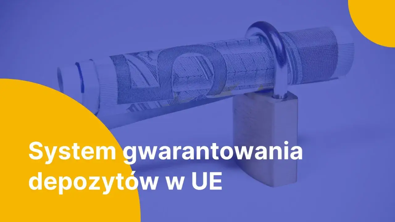 Zabezpieczony depozyt w UE. Kłódka chroni zwinięte banknoty euro, symbolizując bezpieczeństwo finansowe.