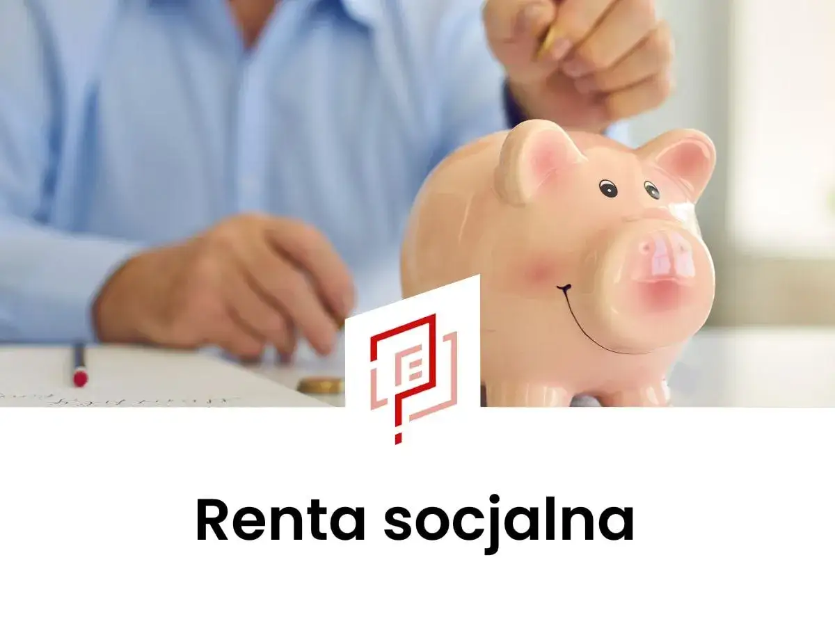 Różowa świnka-skarbonka, ręka wrzucająca monetę, notatnik i logo.